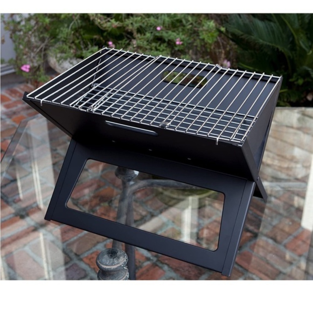 NWT Fire Sense Notebook Charcoal BBQ Grill